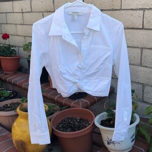 forever21 crop top size medium